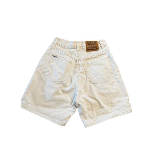 Vintage Jordache Basics High-Rise Denim Shorts White XS/24-25 Waist - Picture 3 of 5